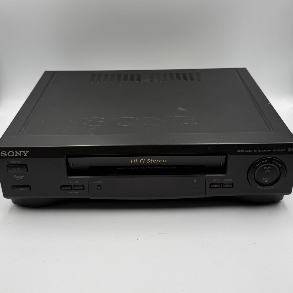Sony SLV-679HF 4-Head Hi-Fi Stereo VHS VCR Player Recorder***Working